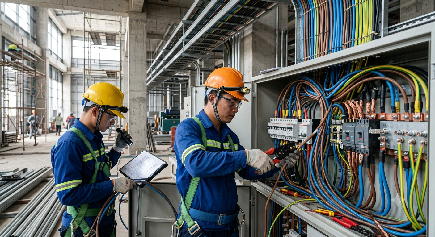 Các phương diện kỹ thuật cốt lõi trong quy trình thi công
